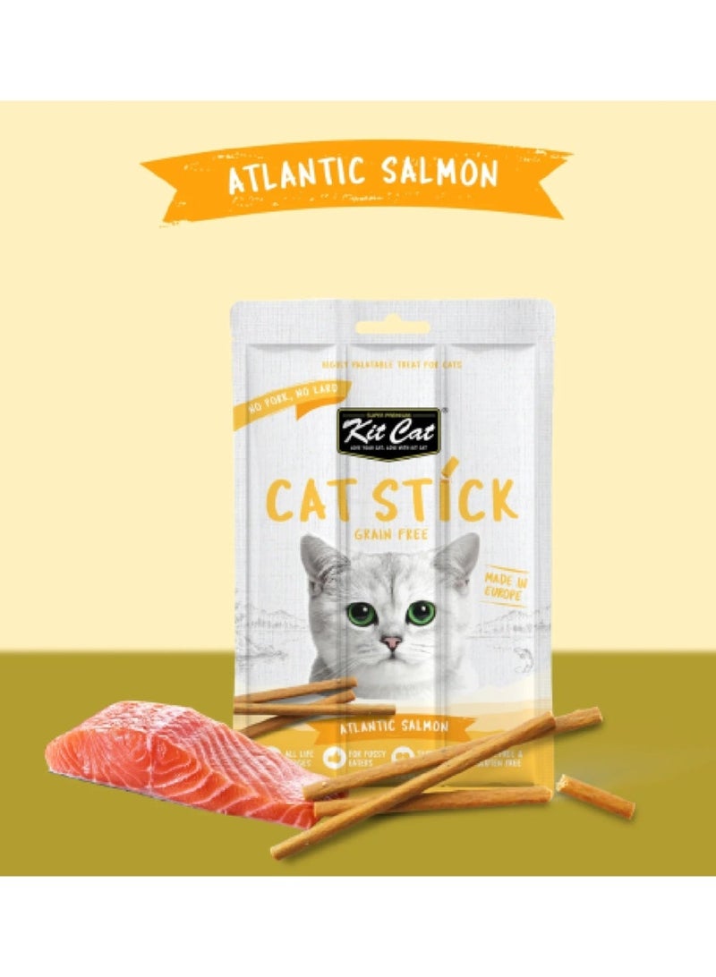 كيت كات مكافآت "كات ستيك" بسلمون الأطلسي أصابع طرية خالية من الحبوب - Image 1